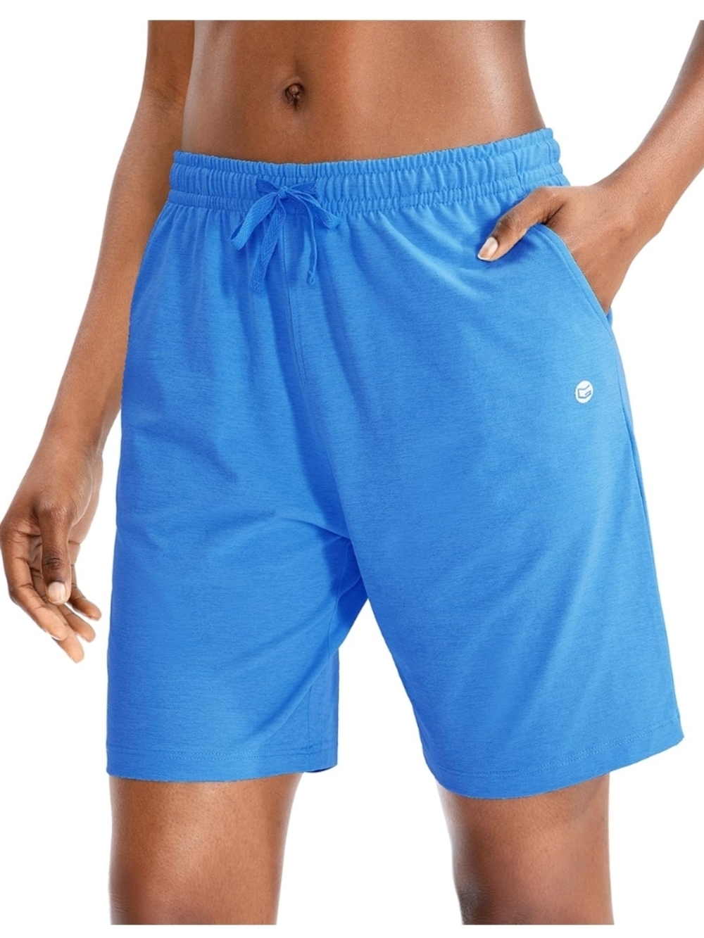 G Gradual Blue Bermuda Jersey Long Shorts w/ Deep Pockets - Size XL (EUC)